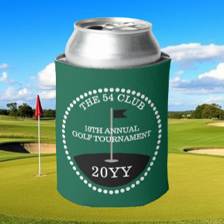 Enfriador De Latas Nombre del Club de Torneo de Golf Año