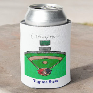 Enfriador De Latas Nombre del equipo de campo de Cooperstown Nombre d