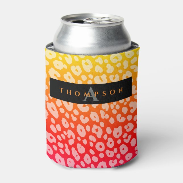 Enfriador De Latas Nombre del patrón de impresión Jaguar de degradado (Lata Anverso)