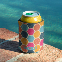 Enfriador De Latas Nombre minimalista de secuencia de comandos Retro 
