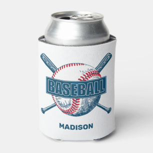 Enfriador De Latas Nombre personalizado Béisbol