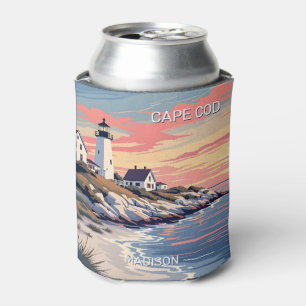 Enfriador De Latas Nombre personalizado Cabo Cod Massachusetts
