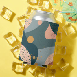 Enfriador De Latas Nombre personalizado de Boho