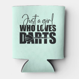 Enfriador De Latas Nombre personalizado de Chica de Dart