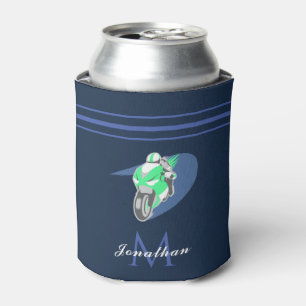 Enfriador De Latas Nombre personalizado de la motocicleta deportiva v
