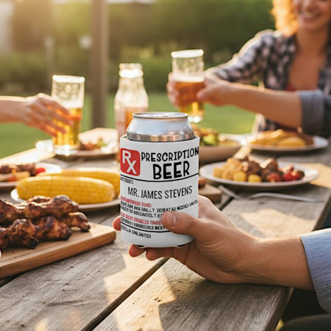 Enfriador De Latas Nombre personalizado de la receta de cerveza diver (Subido por el creador)