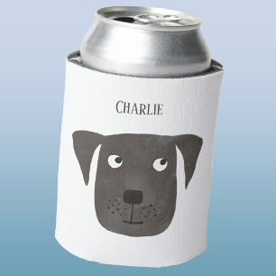 Enfriador De Latas Nombre personalizado del perro del recuperador del