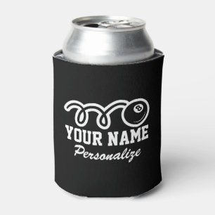 Enfriador De Latas Nombre personalizado del personalizado de ocho bol