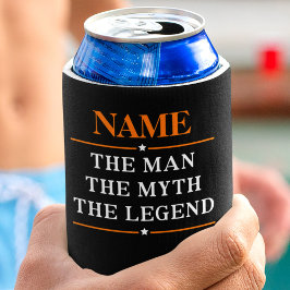Enfriador De Latas Nombre Personalizado El Hombre El Mito La Leyenda