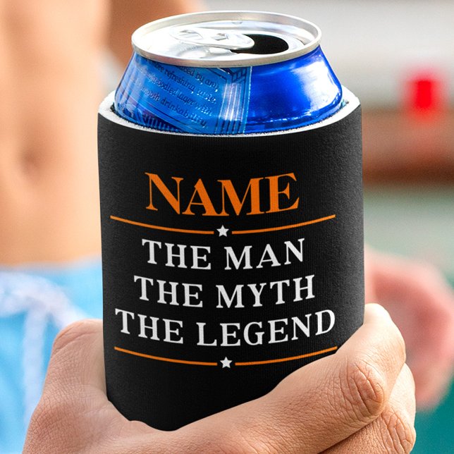 Enfriador De Latas Nombre Personalizado El Hombre El Mito La Leyenda (Subido por el creador)