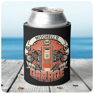 Enfriador De Latas NOMBRE personalizado Garaje para motociclistas de