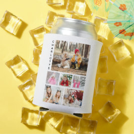 Enfriador De Latas Nombre personalizado moderno de varios Collages de