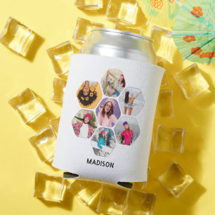 Enfriador De Latas Nombre personalizado moderno de varios Collages de