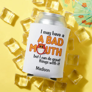 Enfriador De Latas Nombre personalizado Mouth
