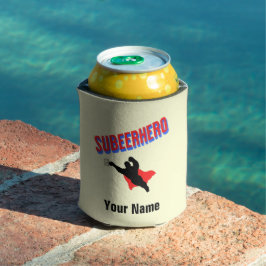 Enfriador De Latas Nombre personalizado Subeerhero Beer Bottle Cooler