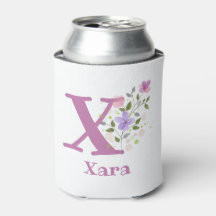 Nombre Xara con un diseño floral