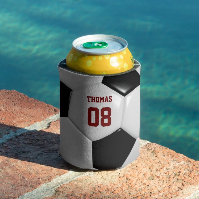 Enfriador De Latas Nombre y número de fútbol Refrigerador de bebidas  (Piscina in situ)