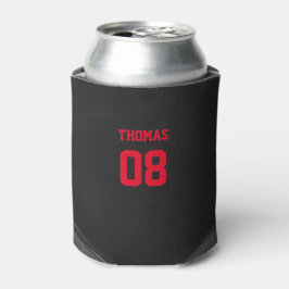 Enfriador De Latas Nombre y número de hockey Refrigerador de bebidas