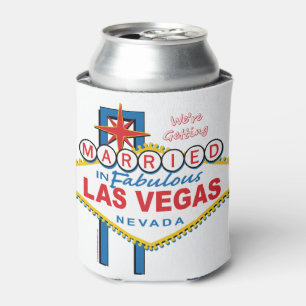 Enfriador De Latas Nos casamos en Las Vegas