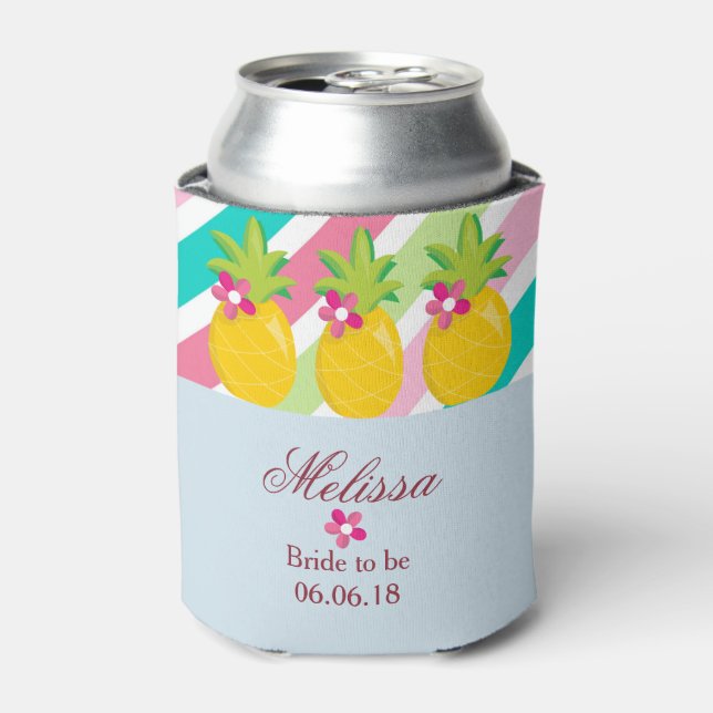 Enfriador De Latas Novia a ser piña (Lata Anverso)