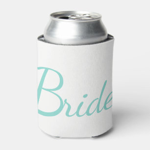 Enfriador De Latas Novias azules Verde azuladas de la BRIDE y su fami