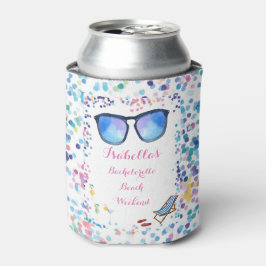 Enfriador De Latas Novias Bachelorette Weekend Beach Fiesta