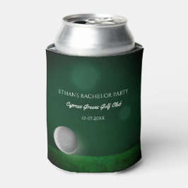 Enfriador De Latas Novio golfista Despedida de soltero - Golf verde