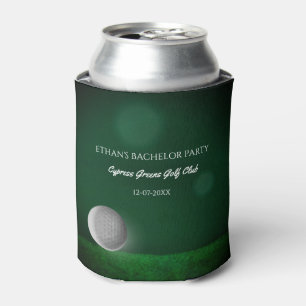 Enfriador De Latas Novio golfista Despedida de soltero - Golf verde