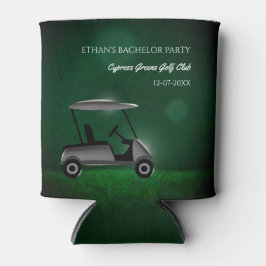 Enfriador De Latas Novio golfista Fiesta de soltero - Golf verde