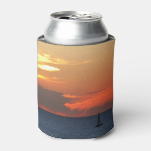 Enfriador De Latas Nubes de atardecer y navegación marítima