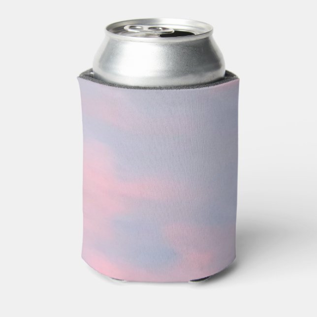 Enfriador De Latas Nubes rosadas de personalizable (Reverso de la lata)