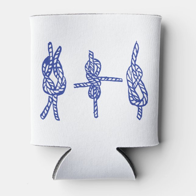 Enfriador De Latas Nudos azules (Anverso)