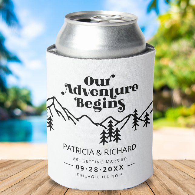 Enfriador De Latas Nuestra Aventura Comienza Boda Al Aire Libre Ahorr (Subido por el creador)