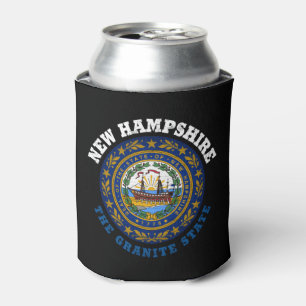 ENFRIADOR DE LATAS NUEVA BANDERA HAMPSHIRE GRANITE STATE