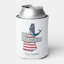 Enfriador De Latas Nuevo Hampshire Estados Unidos Mapa del Estado Ret