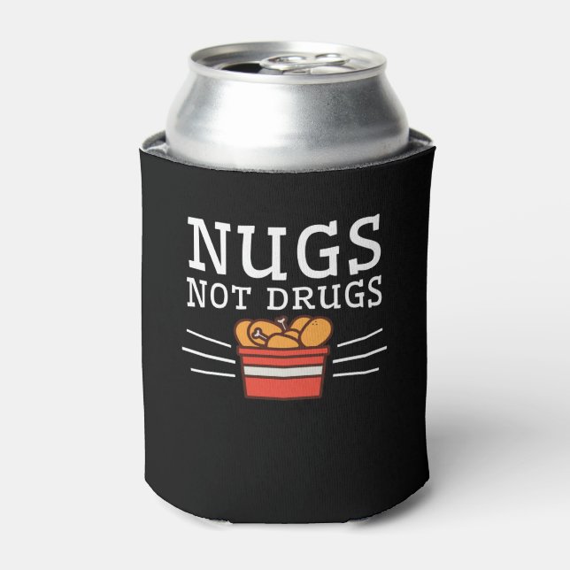 Enfriador De Latas Nugs No Drogas Chickets Lover (Lata Anverso)