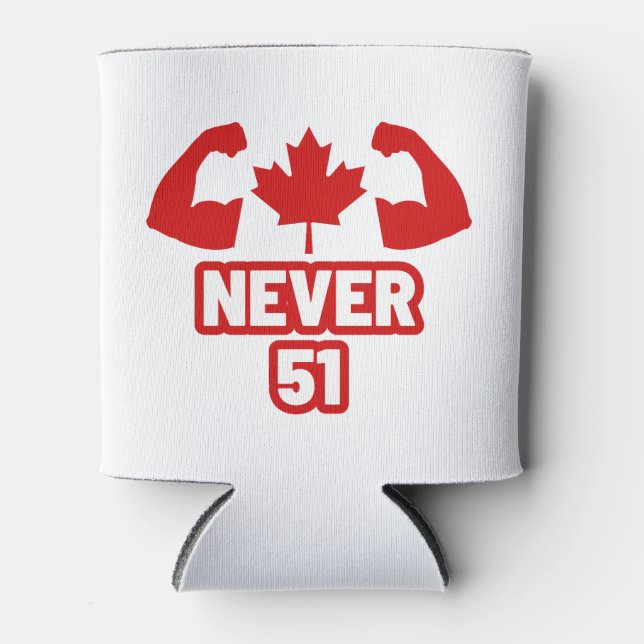 Enfriador De Latas Nunca 51 Canadá fuerte (Anverso)