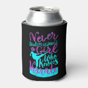 Enfriador De Latas Nunca subestimes a un Chica que conoce la cita de 
