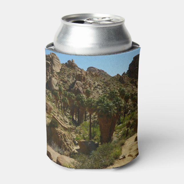 Enfriador De Latas Oasis de palmeras perdidas en el Parque Nacional d (Lata Anverso)