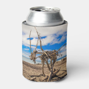 Enfriador De Latas Obra de arte en la playa de Hokitika, Nueva Zeland