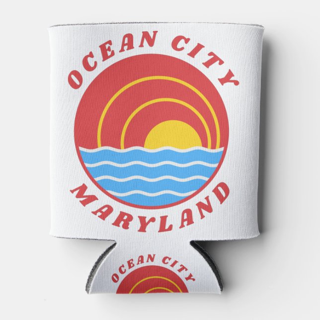 Enfriador De Latas Ocean City Maryland (Anverso)