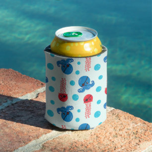 Enfriador De Latas Octopus pirata, medusas piratas, animales marinos