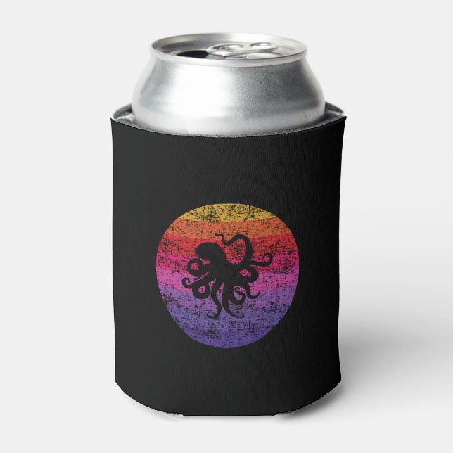 Enfriador De Latas Octopus Retro (Lata Anverso)