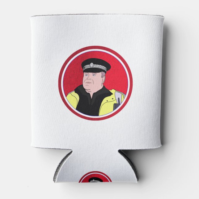 Enfriador De Latas Oficial de policía (Anverso)