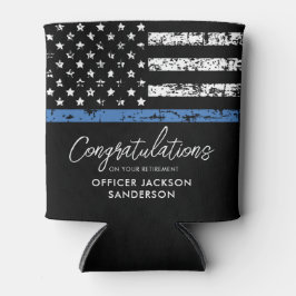 Enfriador De Latas Oficial de policía Fiesta de Jubilación