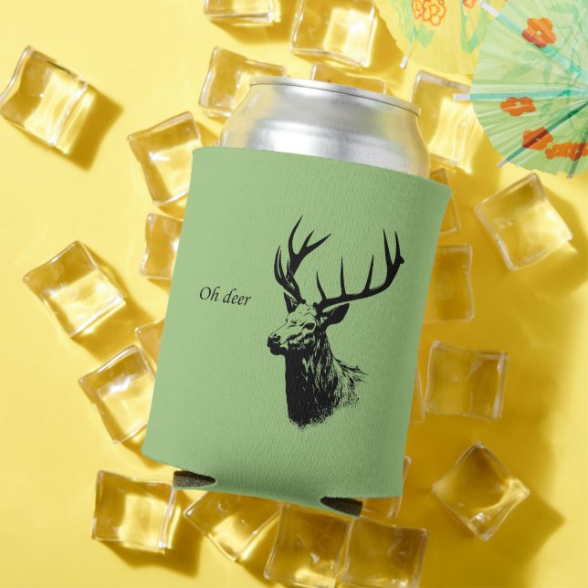 Enfriador De Latas Oh Deer Reindeer (Verano in situ)