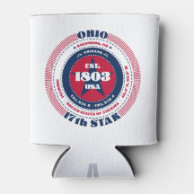 Ohio State Pride Monograma Cooler