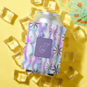 Enfriador De Latas Olas de Estallido de Estrellas Soñadoras Patrón Pe