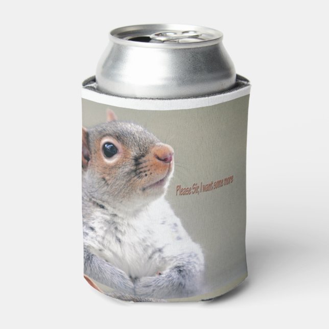 Enfriador De Latas Oliver Twist Squirrel (Lata Anverso)