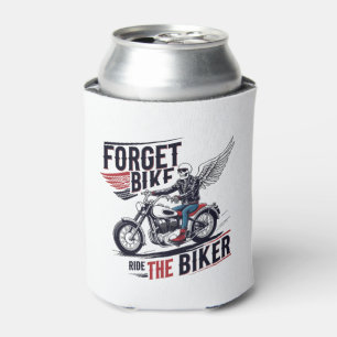 ENFRIADOR DE LATAS OLVIDA LA BICICLETA MONTA EL MOTOCICLISTA